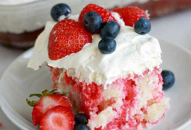 fruit topping strawberries blueberries